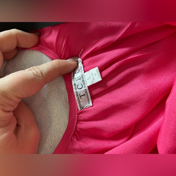 TCEC Pink Zipper Tank Top Size L - Picture 2 of 3